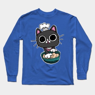 Kitty making Biscuits Long Sleeve T-Shirt